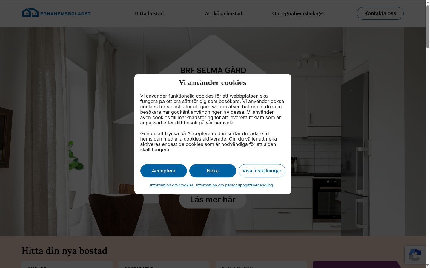 Sutikimo reklamjuostės, rodytos prieš bet kokią sąveiką, ekrano kopija
