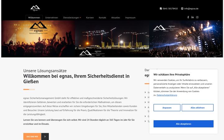 Screenshot di egnas.de