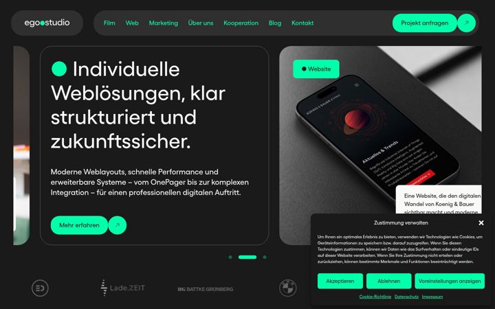 Screenshot di ego-studio.de