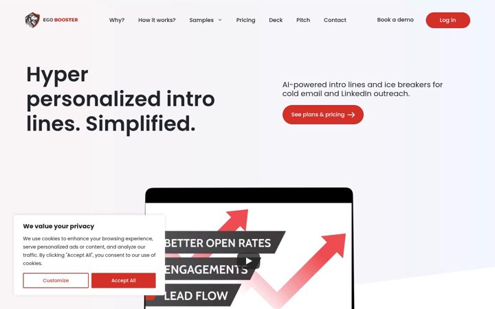 Screenshot of egobooster.io