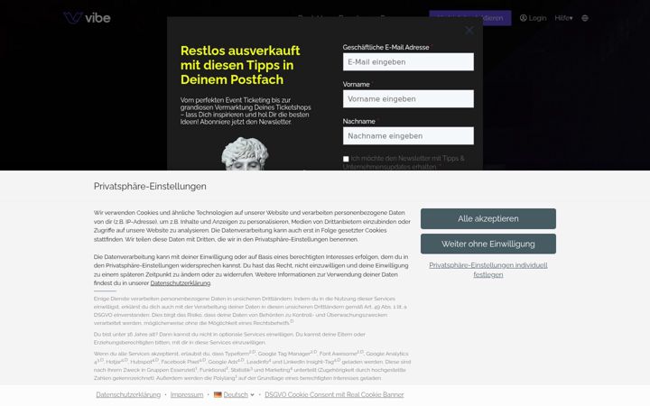 Screenshot di egocentric-systems.de