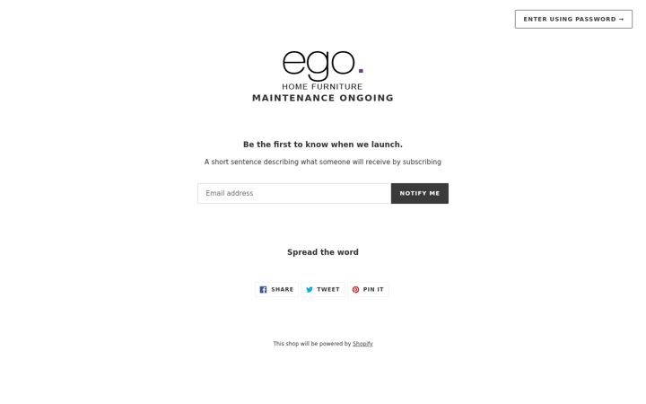 Ekrānuzņēmums no egohomefurniture.com