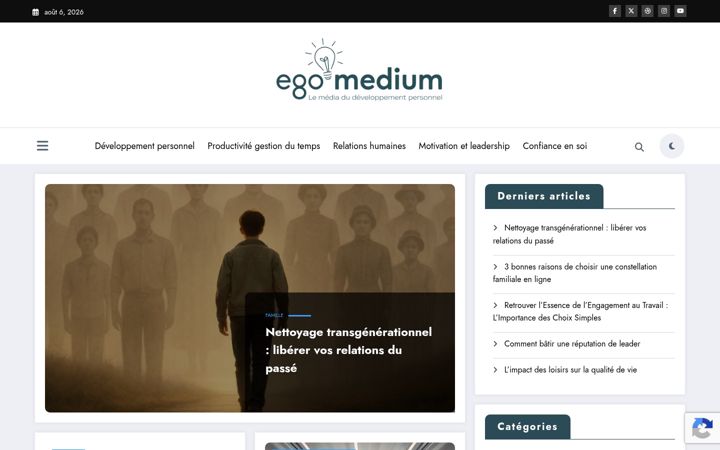 Ekrano kopija egomedium.net