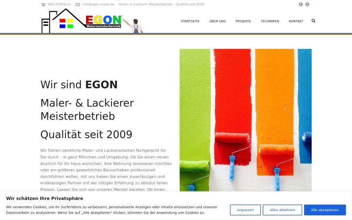 Screenshot of egon-maler.de