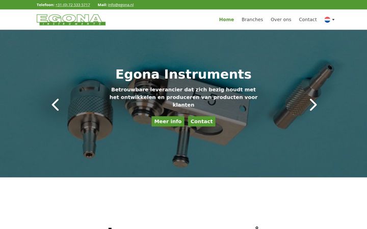 Ekraanipilt saidist egona.nl