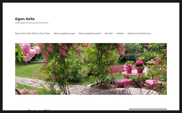 Screenshot of egonseits.de