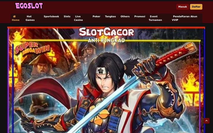 Screenshot of egoslot.com