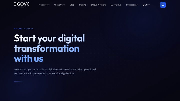 Screenshot of egovc.de