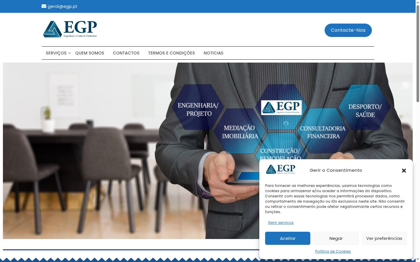 Sutikimo reklamjuostės, rodytos prieš bet kokią sąveiką, ekrano kopija