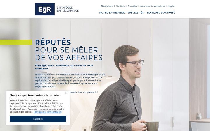 Captura de ecrã de egr.ca