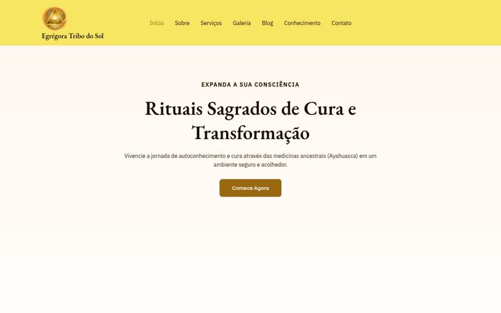 Snímek obrazovky egregoratribodosol.com.br