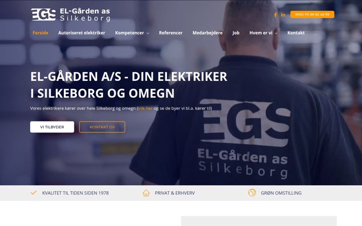 Screenshot von egs.dk