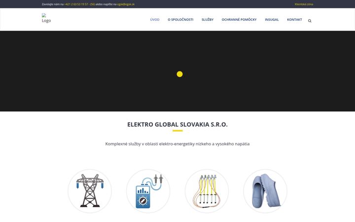 Screenshot of egsk.sk