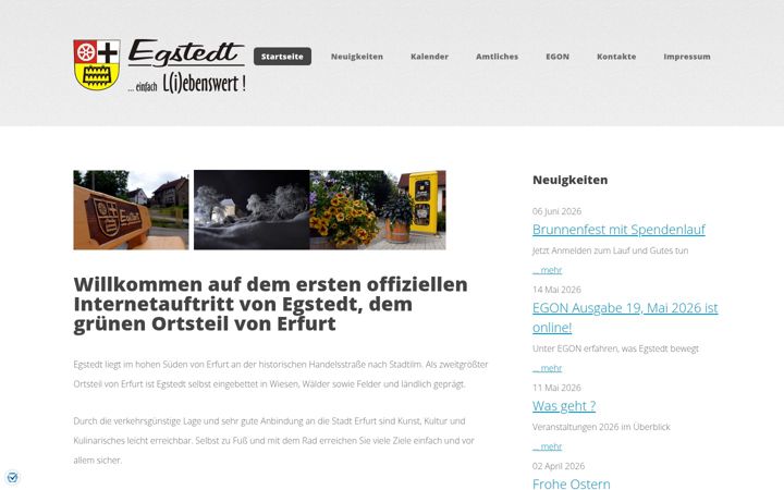 Screenshot of egstedt.de