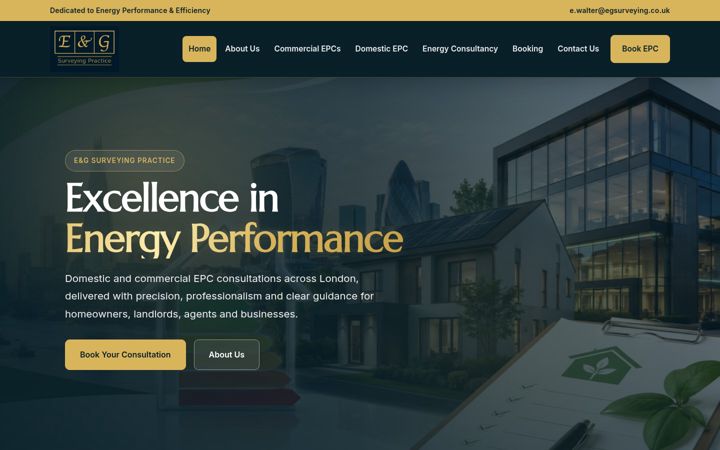 Screenshot of egsurveying.co.uk