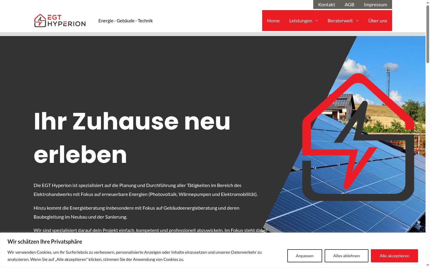 Screenshot tal-banner tal-kunsens muri qabel kwalunkwe interazzjoni