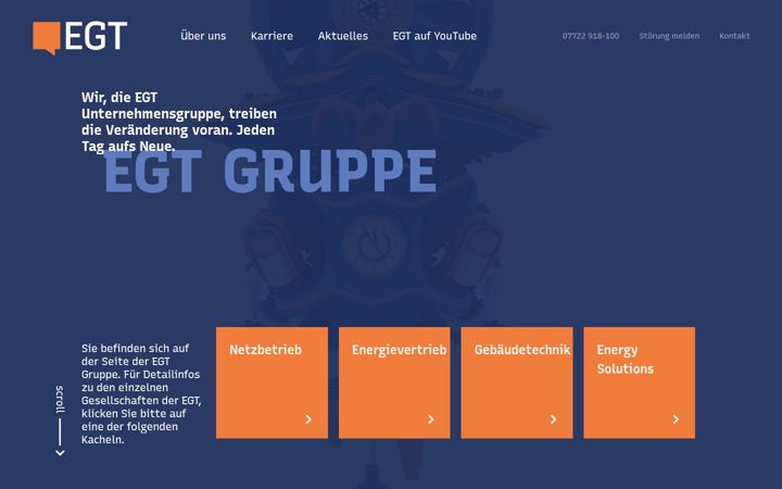 Screenshot of egt.de