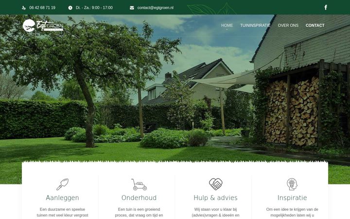 Screenshot ta' egtgroen.nl