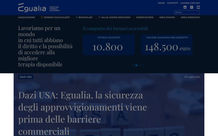 Screenshot of egualia.it