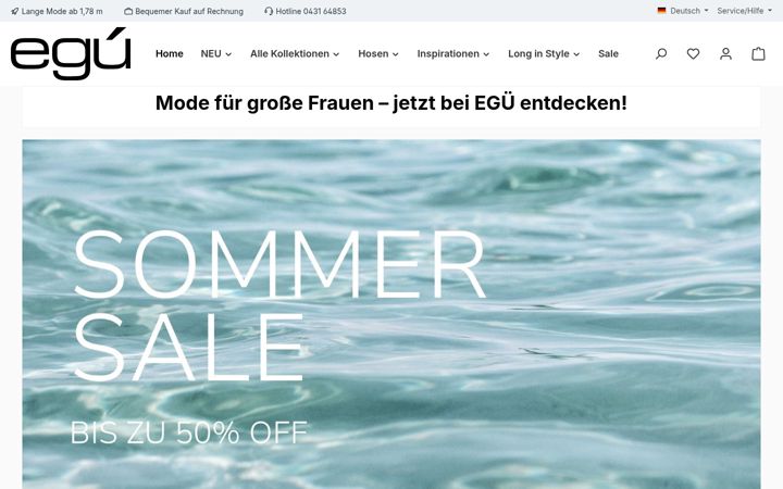 Screenshot of egue.de