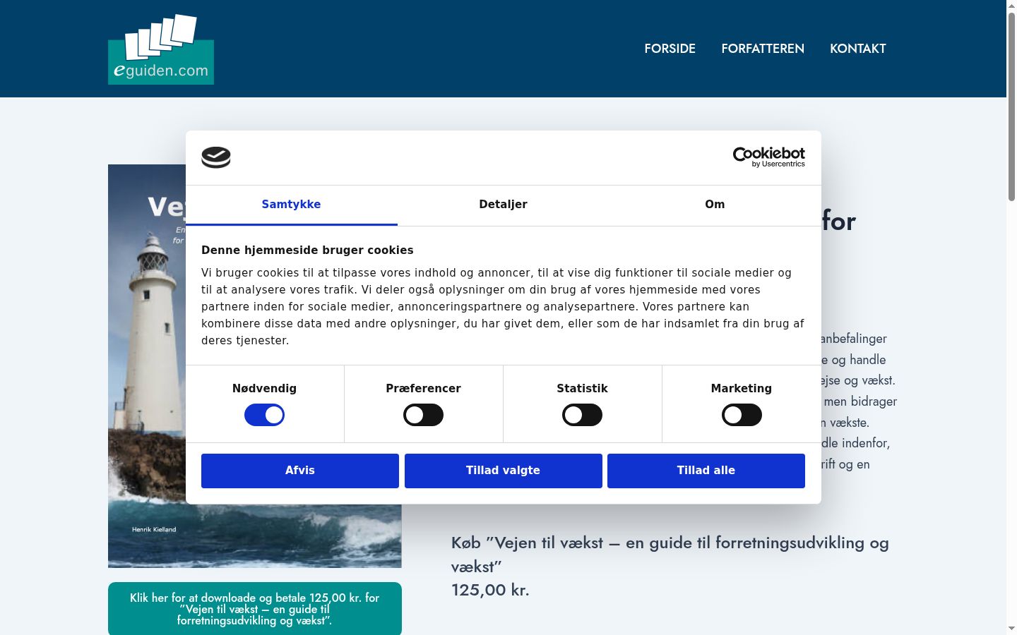 Snímek obrazovky baneru souhlasu zobrazeného před jakoukoli interakcí