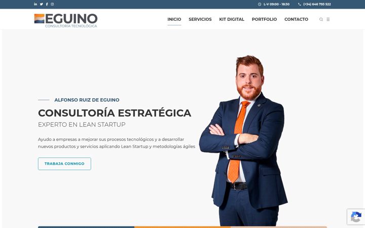 Ekraanipilt saidist eguino.es