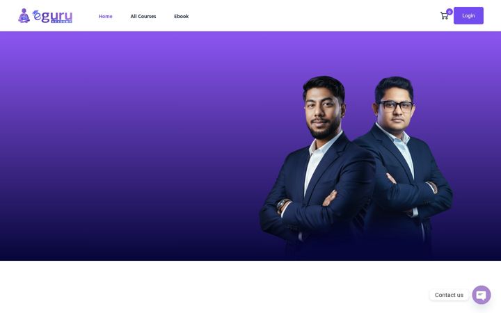 Screenshot of egurubd.com