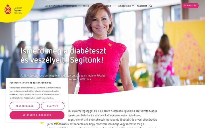 Skjermbilde av egycseppfigyelem.hu