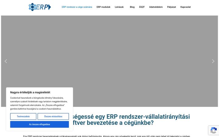 Screenshot ta' egyedi-erp-rendszer.hu