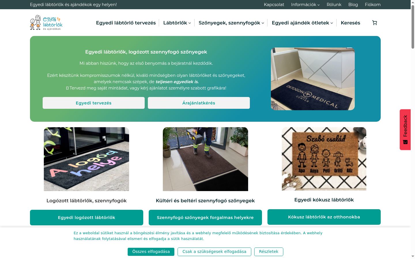 Screenshot tal-banner tal-kunsens muri qabel kwalunkwe interazzjoni