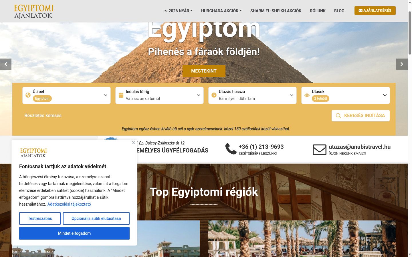 Screenshot tal-banner tal-kunsens muri qabel kwalunkwe interazzjoni