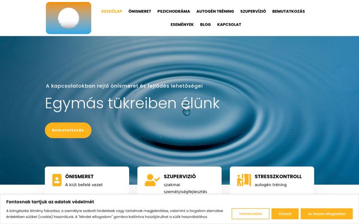 Screenshot ta' egymastukreiben.hu