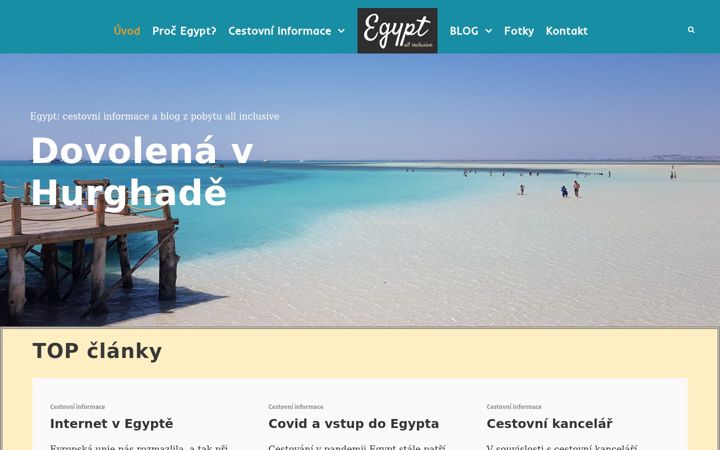 Ekraanipilt saidist egypt-all-inclusive.cz