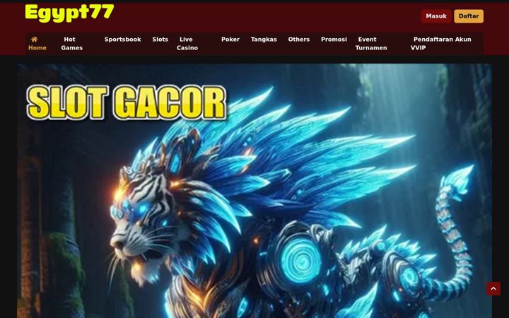 Screenshot of egypt77.com