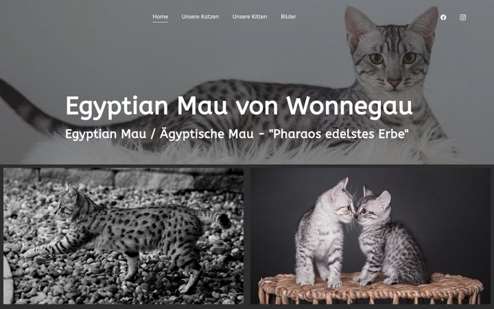 Zrzut ekranu egyptian-mau-von-wonnegau.de