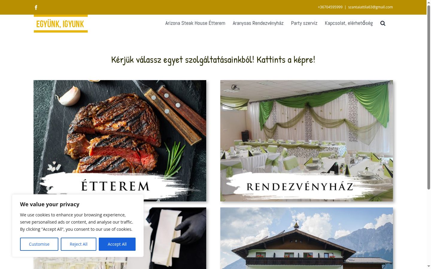 Screenshot tal-banner tal-kunsens muri qabel kwalunkwe interazzjoni