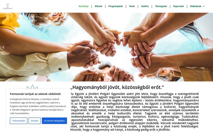 Screenshot ta' egyuttajovoert.hu