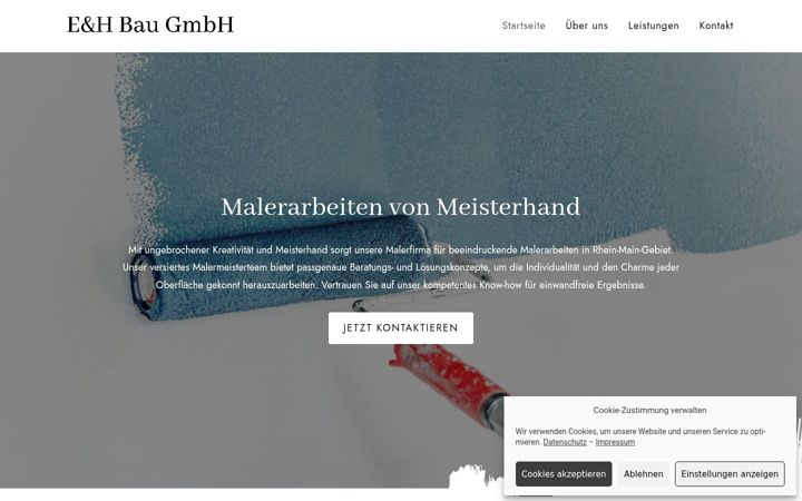 Zrzut ekranu eh-baugmbh.de