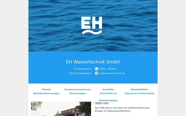 Zrzut ekranu eh-wassertechnik.de