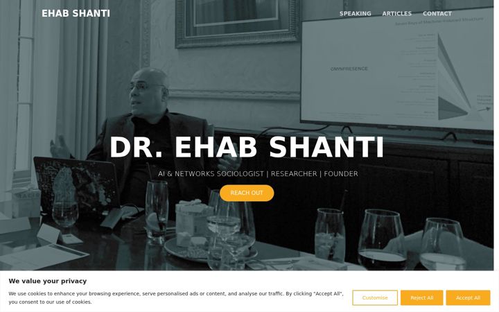 Screenshot of ehabshanti.com
