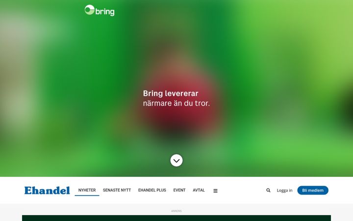 Screenshot of ehandel.se