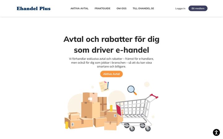 Screenshot of ehandeldeals.se
