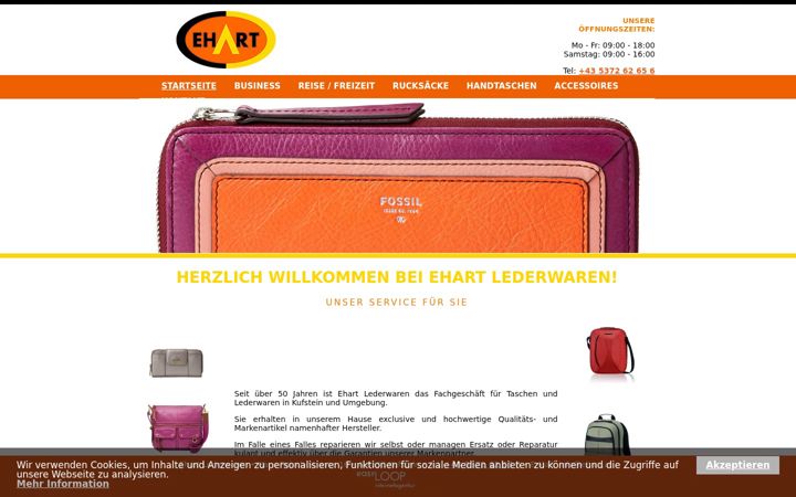 Snímek obrazovky ehart.at