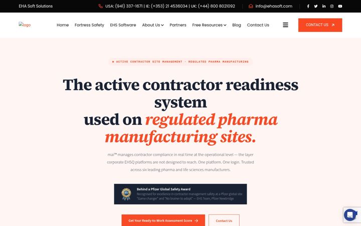 Screenshot of ehasoft.com