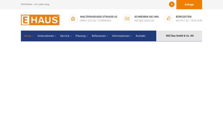 Screenshot of ehaus.de