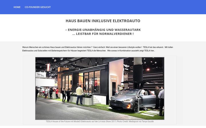 Screenshot of ehaus2020.com