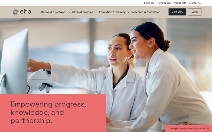 Screenshot of ehaweb.org