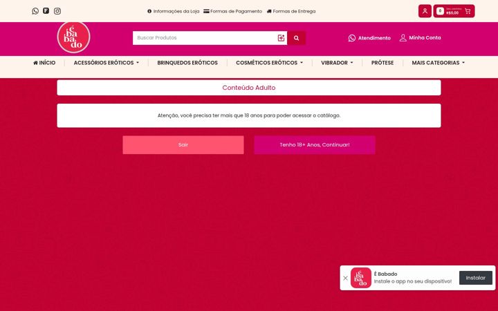 Screenshot of ehbabado.com