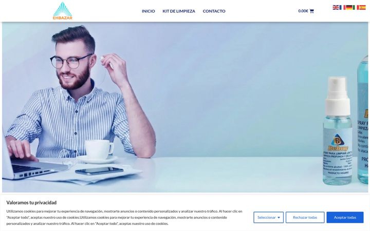 Screenshot of ehbazar.com