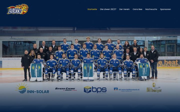 Screenshot of ehcwaldkraiburg.com